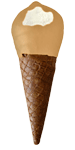Mini Caramel Ice Cream Cone